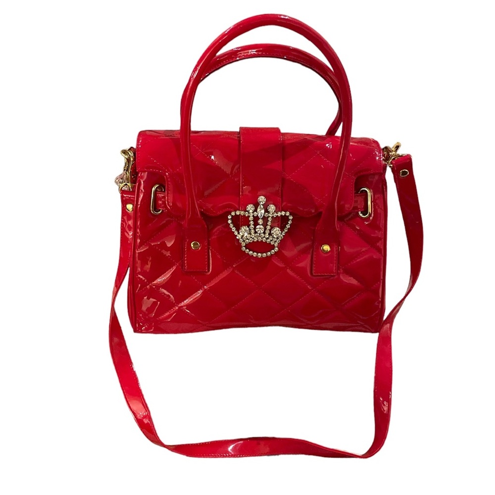 Super cute MY FLAT IN LONDON Red Patent bag!!!
